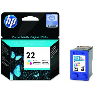 Cartouche d'origine HP C9352AE / 22 - multicouleur