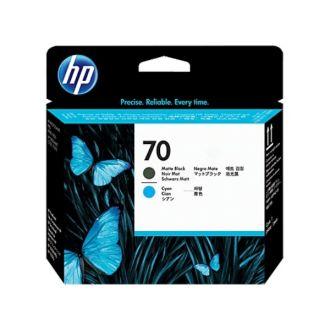 Tête d'impression d'origine HP C9404A / 70 - noire, cyan