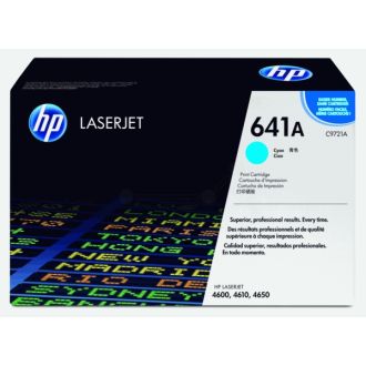 Toner d'origine HP C9721A / 641A - cyan