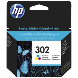 Cartouche d'origine HP F6U65AE / 302 - multicouleur