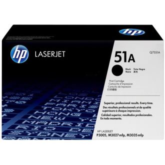 Toner d'origine HP Q7551A / 51A - noir