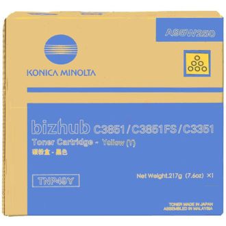 Toner d'origine Konica Minolta A95W250 / TNP-49 Y - jaune