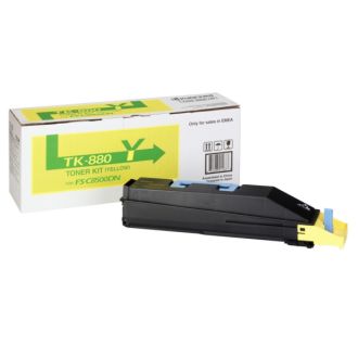 Toner d'origine Kyocera 1T02KAANL0 / TK-880 Y - jaune