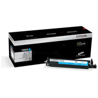 Unité développeur d'origine Lexmark 70C0D20 / 700D2 - cyan