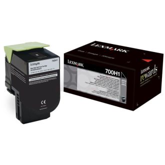 Toner d'origine Lexmark 70C0H10 / 700H1 - noir