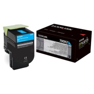 Toner d'origine Lexmark 70C0X20 / 700X2 - cyan