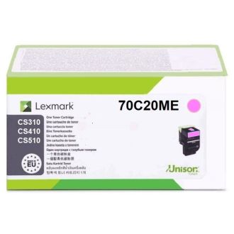 Toner d'origine Lexmark 70C20ME / 702M - magenta