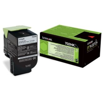 Toner d'origine Lexmark 70C2HK0 / 702HK - noir