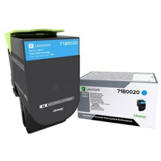 Toner d'origine Lexmark 71B20C0 - cyan