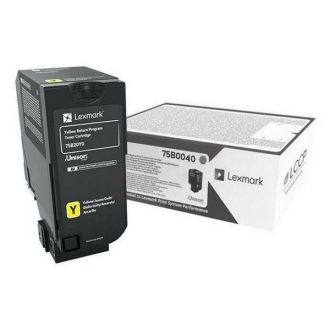 Toner d'origine Lexmark 75B0040 - jaune