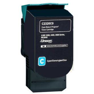 Toner d'origine Lexmark C242XC0 - cyan