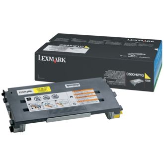 Toner d'origine Lexmark C500H2YG - jaune