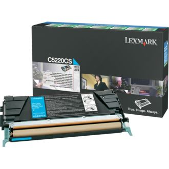 Toner d'origine Lexmark C5220CS - cyan
