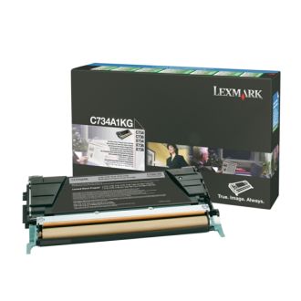 Toner d'origine Lexmark C734A1KG - noir