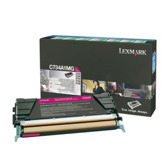 Toner d'origine Lexmark C734A1MG - magenta