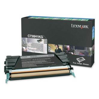 Toner d'origine Lexmark C736H1KG - noir