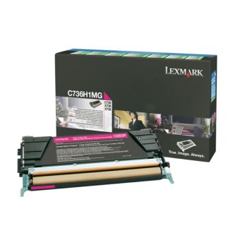 Toner d'origine Lexmark C736H1MG - magenta