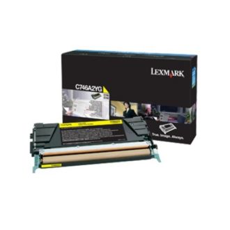 Toner d'origine Lexmark C746A3YG - jaune
