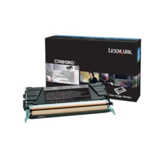 Toner d'origine Lexmark C746H3KG - noir