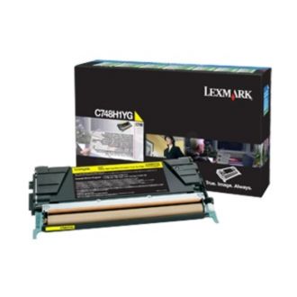 Toner d'origine Lexmark C748H3YG - jaune
