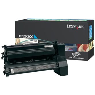 Toner d'origine Lexmark C782X1CG - cyan