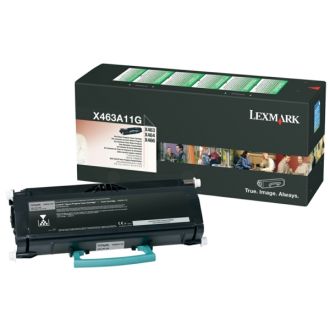 Toner d'origine Lexmark X463A11G - noir