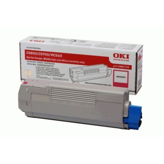Toner d'origine OKI 43865722 - magenta