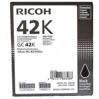 Cartouche d'origine Ricoh 405836 / GC-42 K - noire
