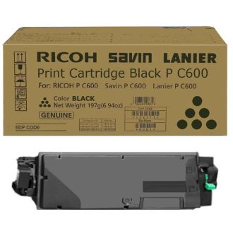 Toner d'origine Ricoh 408314 / P C600 - noir