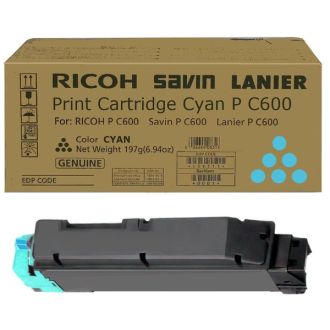 Toner d'origine Ricoh 408315 / P C600 - cyan