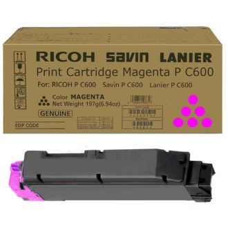 Toner d'origine Ricoh 408316 / P C600 - magenta