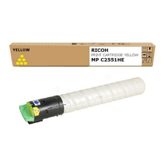 Toner d'origine Ricoh 842062 / TYPE MPC 2551 HE - jaune