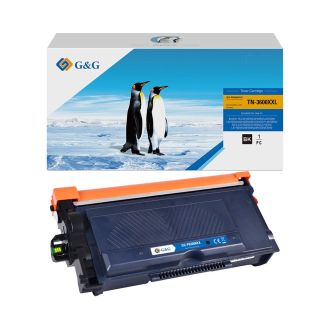 Toner haut de gamme compatible Brother TN3600XXL - noir