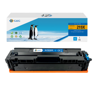 Toner haut de gamme compatible HP W2191X / 219X - cyan