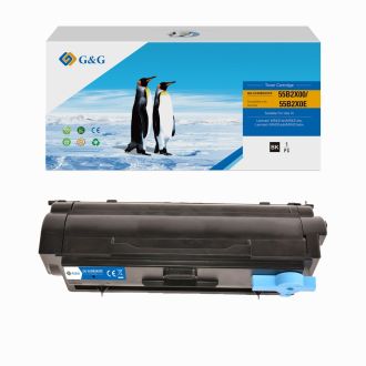 Toner haut de gamme compatible Lexmark 55B2X0E - noir