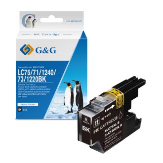 Cartouche haut de gamme compatible Brother LC1240BK - noire