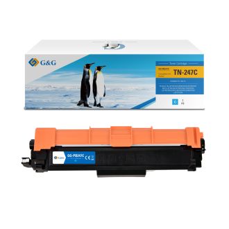 Toner haut de gamme compatible Brother TN247C - cyan