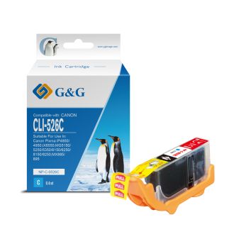 Cartouche haut de gamme compatible Canon 4541B001 / CLI-526 C - cyan