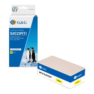 Cartouche haut de gamme compatible Epson C33S020604 / SJI-C-22-P-(Y) - jaune