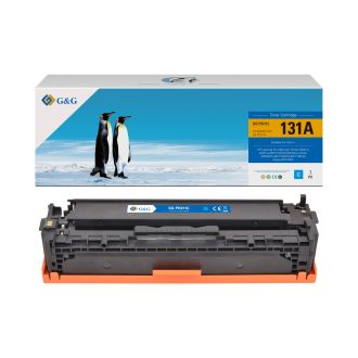 Toner haut de gamme compatible HP CF211A / 131A - cyan