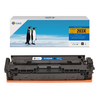 Toner haut de gamme compatible HP CF540X / 203X - noir