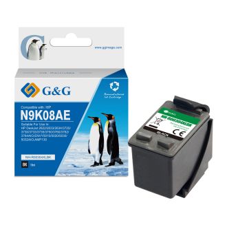 Cartouche haut de gamme compatible HP N9K08AE / 304XL - noire