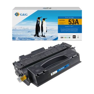 Toner haut de gamme compatible HP Q7553A / 53A - noir
