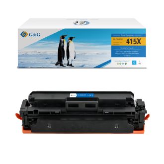 Toner haut de gamme compatible HP W2031XC / 415X - cyan