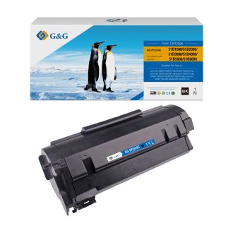 Toner haut de gamme compatible Lexmark 51B2000 - noir