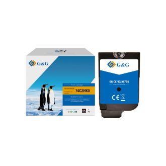 Toner haut de gamme compatible Lexmark 74C2HK0 - noir