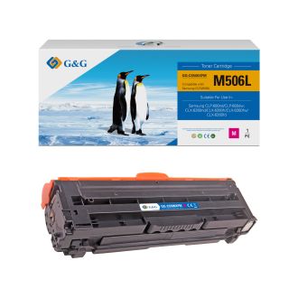 Toner haut de gamme compatible Samsung CLTM506LELS / M506L - magenta
