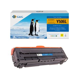 Toner haut de gamme compatible Samsung CLTY506LELS / Y506L - jaune