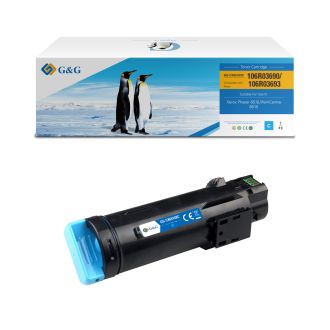 Toner haut de gamme compatible Xerox 106R03690 - cyan