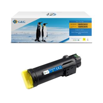 Toner haut de gamme compatible Xerox 106R03692 - jaune